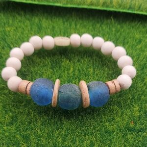 Sea Glass Bracelet  B3016